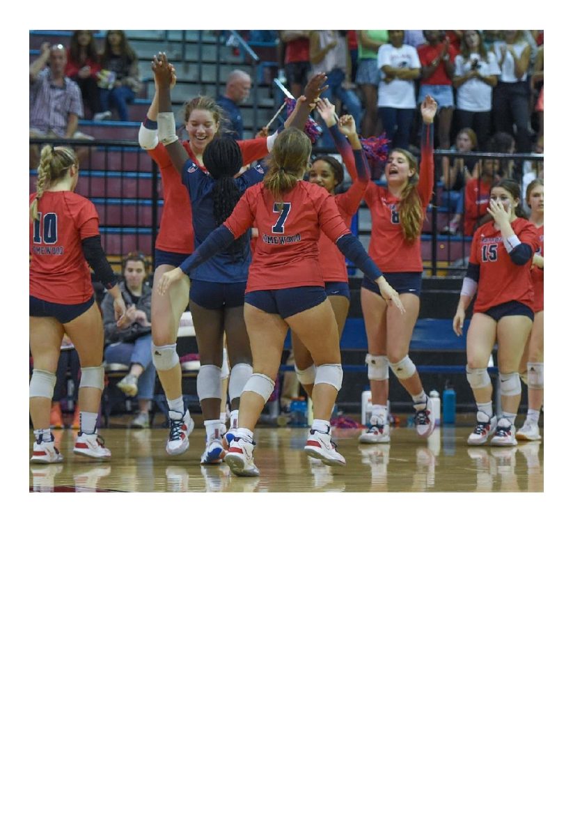 Homewood players celebrating vs John Carroll