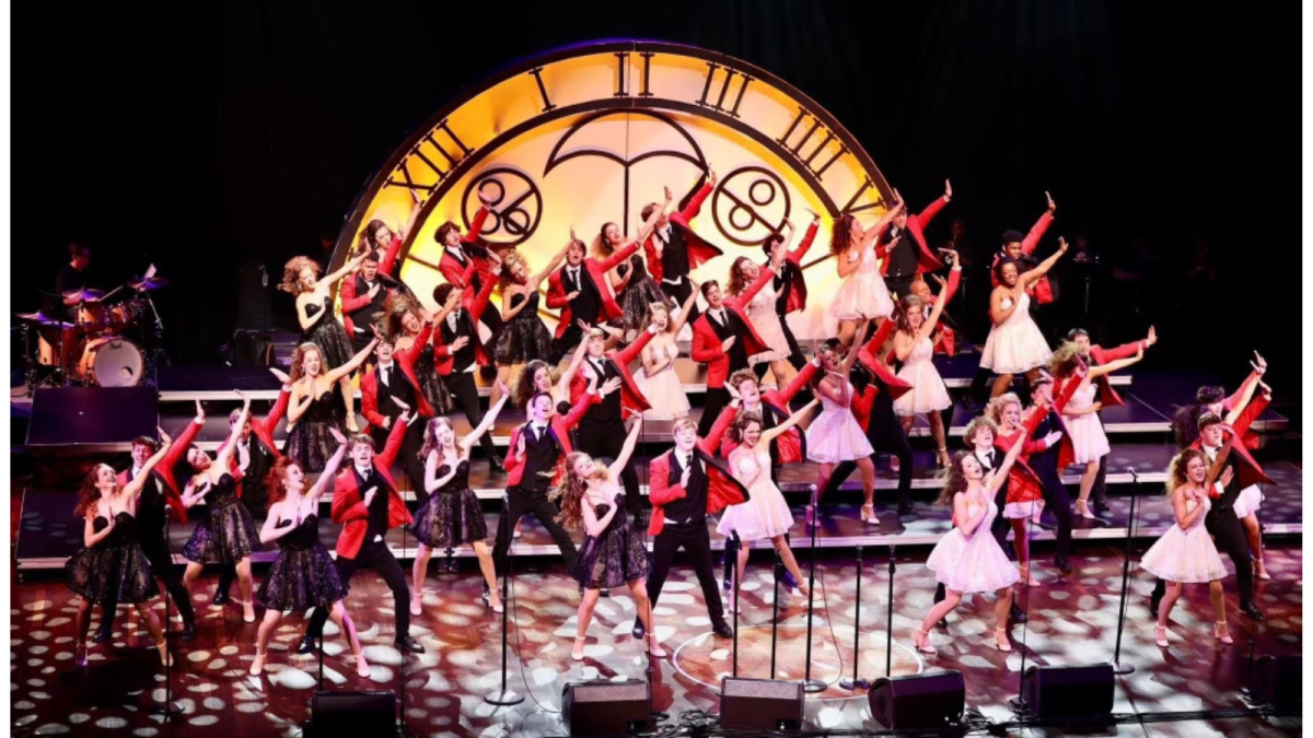 The Network Show Choir Group performing at Nationals last year. The group finished as first runner-up in the national competition.