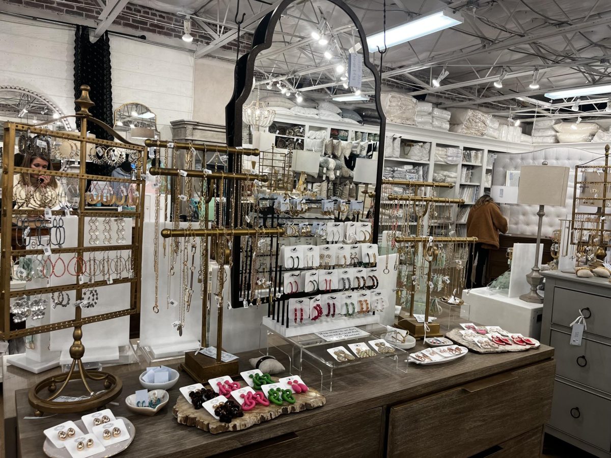 Jewelry on display at Three Sheets in Homewood. Many stores are stocked up to prepare for the high demand. 
