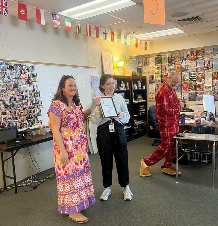 Ninth-grade history teacher Mallory Killam receives foundation grant to advance educational goals.