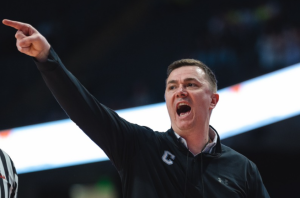 Coach Jason Harlow guides the Lady Hornets to victory over Mountain Brook during the 6A state championship semifinal. He made regional playoffs with Chelsea all seven years of his tenure with the program. 