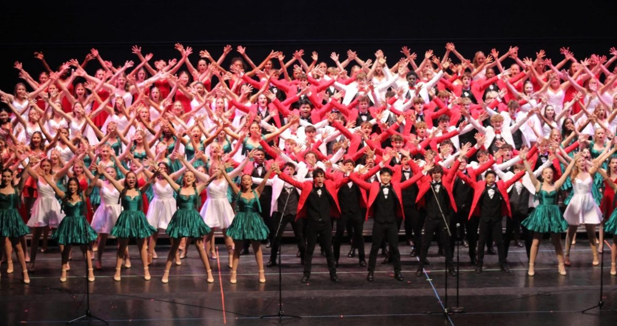 Homewood's The Network performs for the Holiday Spectacular. This co-ed show choir group begins their competition season in late January.