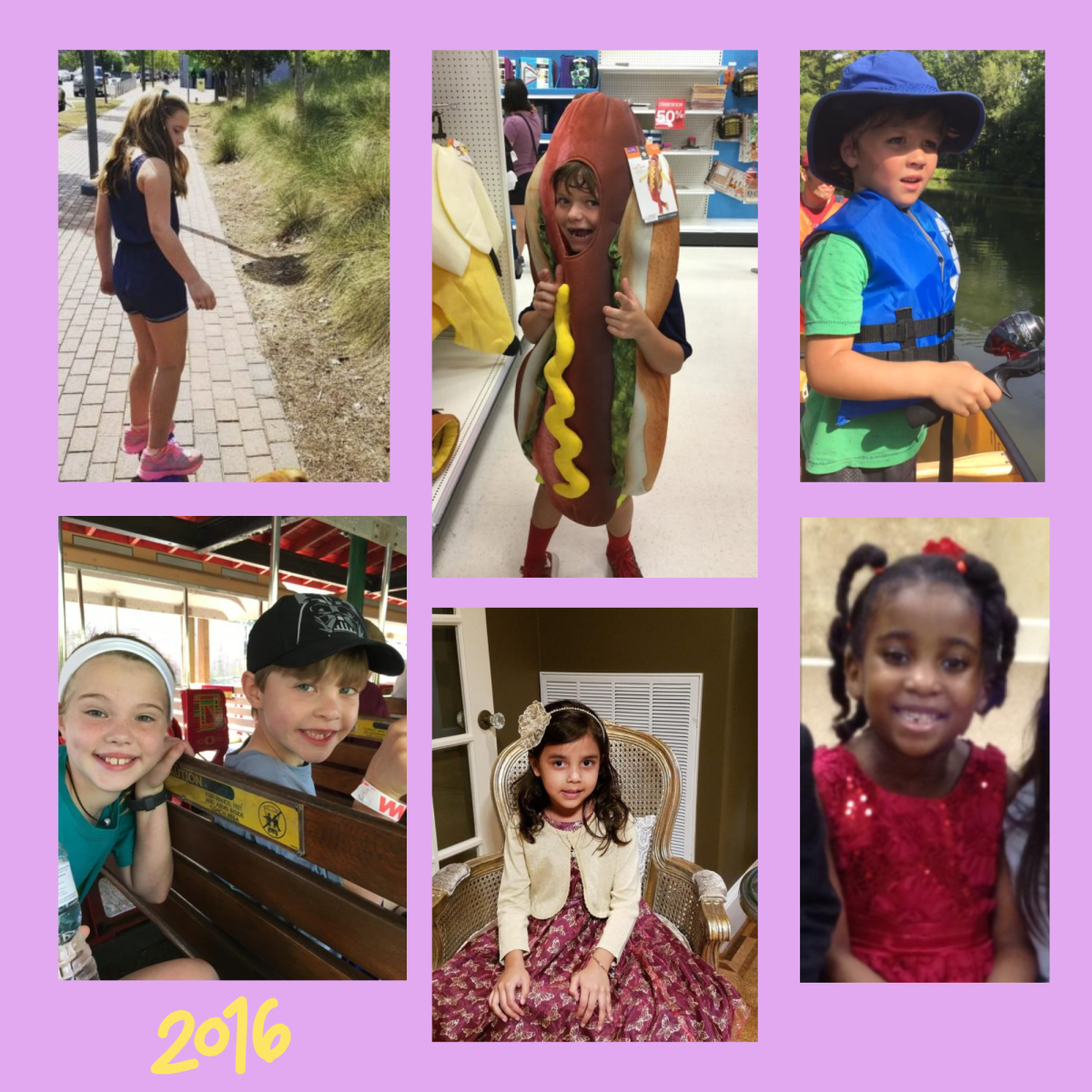 Tricorne staff show off young pictures of themselves circa 2016. Not pictured: Tae Ro, Manar Almansoob