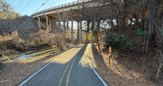 Shades Valley Greenway trail starts from the Brookwood Village shopping center, where Target is located. The expansion starts from the western end of the trail, located near John Carroll Catholic High School, expanding towards Red Mountain Park. 